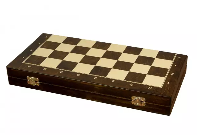 Wooden chess case with insert (40 x 40 cm)